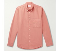 Arne Baumwollhemd mit Button-Down-Kragen