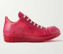 Sneakers aus Gummi mit Lederbesätzen