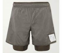 Gerade geschnittene mehrlagige Shorts aus TechSilk™-Shell und Justice™-Material