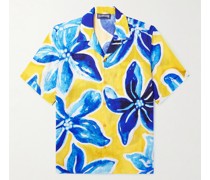 Chelly Hemd aus einer Hanf-Tencel™-Lyocell-Mischung mit Blumenprint und Reverskragen