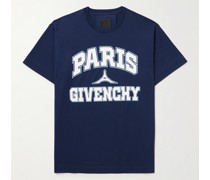 Paris T-Shirt aus Baumwoll-Jersey mit Logoprint