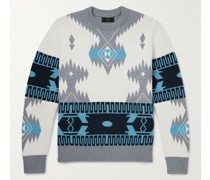 Icon Pullover aus Woll-Jacquard