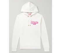 + Barbie Logo-Appliquéd Organic Cotton-Jersey Hoodie