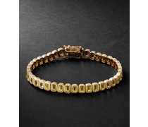 14-Karat Gold Yellow Sapphire Tennis Bracelet
