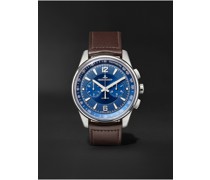 Polaris Chronograph 42 mm Uhr aus Edelstahl mit automatischem Aufzug und Lederarmband, Ref.-Nr.: 9028480