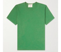 + Damien Poulain Everyday Logo-Appliquéd Organic Cotton-Jersey T-Shirt