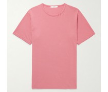 T-Shirt aus Biobaumwoll-Jersey in Stückfärbung