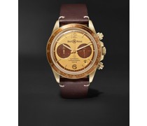 BR V2-94 Bellytanker Dusty El Mirage The Rake x Revolution Limited Edition Automatic Chronograph 41 mm Uhr aus Bronze mit Lederarmband, Ref.- Nr. BRV294-RR-BR/SCA