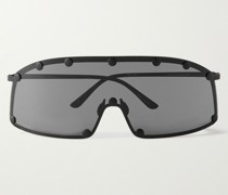 Shielding Sonnenbrille mit D-Rahmen aus Edelstahl mit Nieten