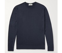 Lundy schmal geschnittener Pullover aus Merinowolle