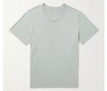 T-Shirt aus Jersey aus einer Baumwoll-Modalmischung in Stückfärbung