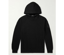 Hoodie aus Baumwoll-Jersey mit Logoapplikation