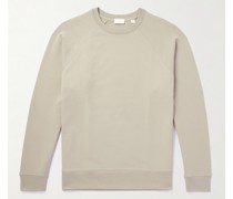Sweatshirt aus „Flex“-Stretch-Biobaumwoll-Jersey