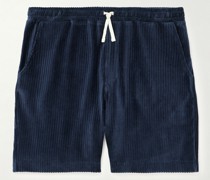 Weston gerade geschnittene Shorts aus Cord aus einer Biobaumwollmischung mit Kordelzugbund