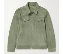 Jacke aus Veloursleder