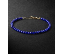 Kette mit Lapislazuli und Details aus Gold