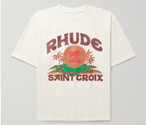 Saint Croix T-Shirt aus Baumwoll-Jersey mit Logoprint