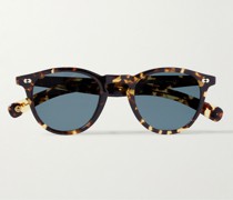 Hampton X 46 Round-Frame Tortoiseshell Acetate Sunglasses