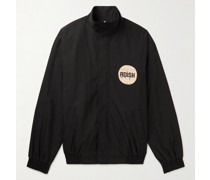 Jacke aus Baumwoll-Ripstop mit Logoapplikation