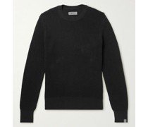 ICONS Dexter Waffle-Knit Cotton Sweater