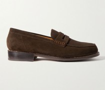 Jago Pennyloafers aus Veloursleder