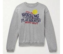 Sweatshirt aus Baumwoll-Jersey mit Print