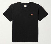 Ally Bo T-Shirt aus upgecyceltem Baumwoll-Jersey und Biobaumwoll-Jersey mit Logostickerei