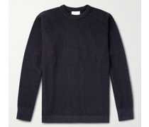 Maritime Pullover aus Merinowolle in Rippstrick