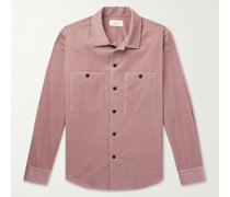 Hemdjacke aus Cord aus einer Baumwoll-Kaschmirmischung
