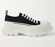 Tread Slick Exaggerated-Sole Canvas Sneakers