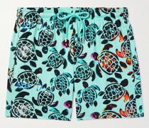 Moorise Mid-Length Printed Recycled Swim Shorts