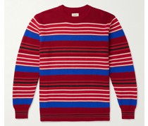 Racku Striped Ribbed Cotton Sweater