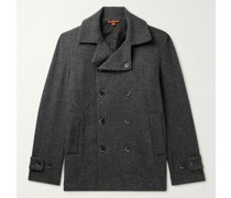 Fondaco doppelreihiger Mantel aus einer Wollmischung
