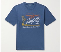 Wayside T-Shirt aus Flammgarn-Jersey aus Baumwolle mit Print