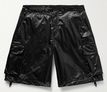 Mount gerade geschnittene Cargoshorts aus beschichtetem Ripstop