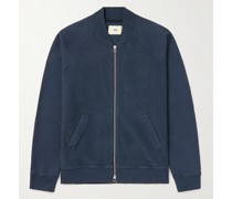 Bomberjacke aus Baumwoll-Jersey