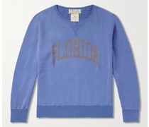 Florida Sweatshirt aus Baumwoll-Jersey mit Print