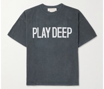 Play Deep T-Shirt aus Baumwoll-Jersey
