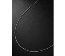 18-Karat White Gold Chain Necklace
