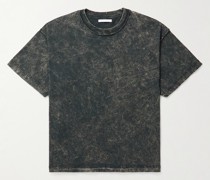 T-Shirt aus Baumwoll-Jersey in Distressed-Optik