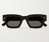 Villette Rectangle-Frame Acetate Sunglasses