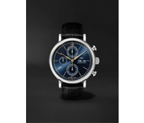 Portofino Automatic Chronograph 42mm Stainless Steel and Alligator Watch, Ref. No. IW391036