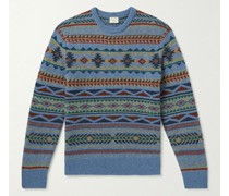 + Doug Good Feather Pullover aus Jacquard-Strick aus Wolle mit Fair-Isle-Muster