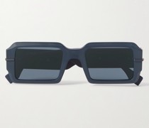 Fendigraphy Sonnenbrille mit eckigem Rahmen aus Azetat
