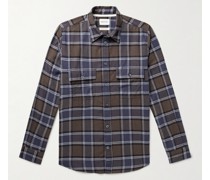 Villads Checked Cotton-Flannel Shirt