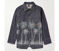 Jacke aus Jacquard-Denim