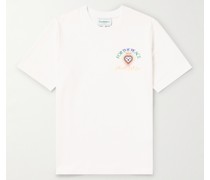 For The Peace T-Shirt aus Biobaumwoll-Jersey mit Print