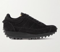 Walpi Sneakers aus Veloursleder mit Fransen