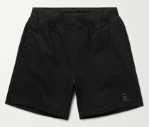 Slim-Fit Garment-Dyed Cotton-Jersey Shorts