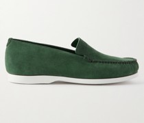 Monaco Loafers aus Veloursleder
